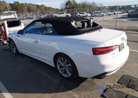 2021 Audi A5 Cabriolet Premium Plus 45 Tfsi Quattro S Tronic from USA, damaged, VIN WAUWAGF54MN000916
